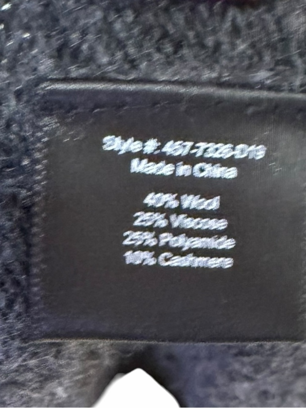 Jenni Kayne Charcoal Grey Everyday Wool & Cashmere Blend Sweater Size S - Picture 5 of 11